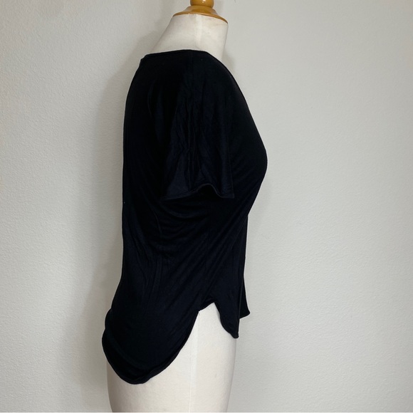 Banana Republic Black V Neck Soft T-Shirt Size XSP - Picture 4 of 13